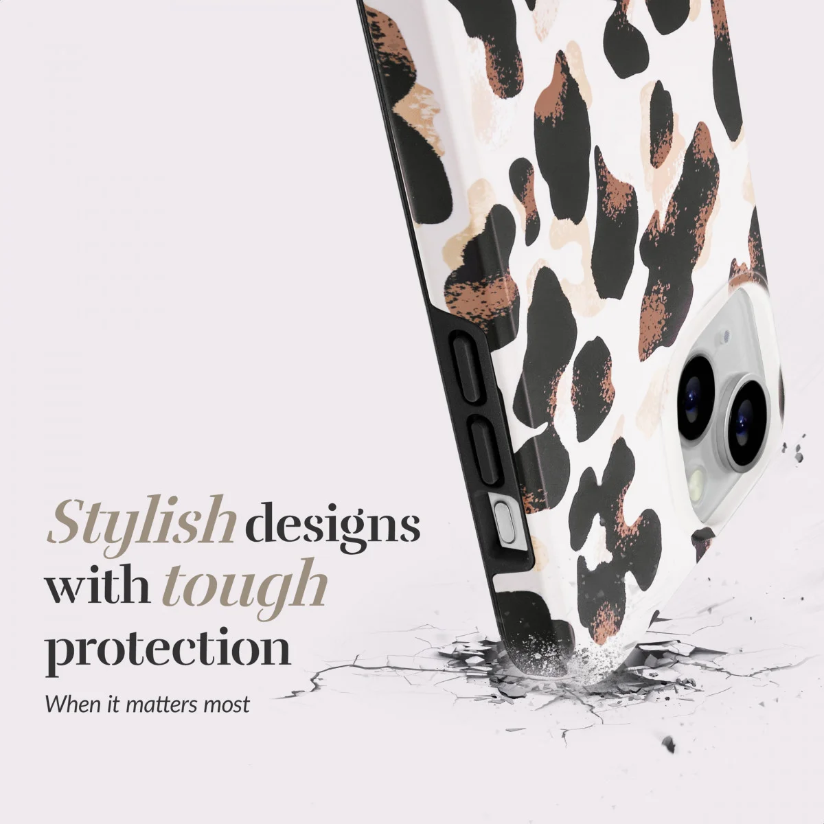 MIO MagSafe Apple iPhone 15 / 14 / 13 Hoesje Back Cover Leopard afbeelding 7