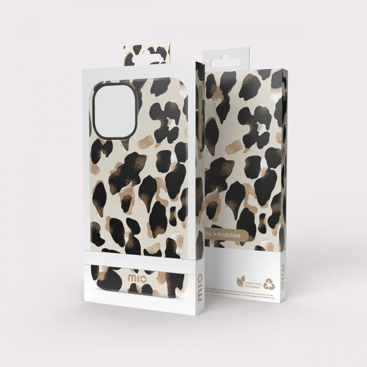 MIO MagSafe Apple iPhone 15 / 14 / 13 Hoesje Back Cover Leopard afbeelding 10