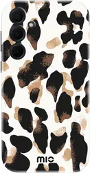 MIO MagSafe Samsung A35 Hoesje Hard Shell Back Cover Leopard afbeelding