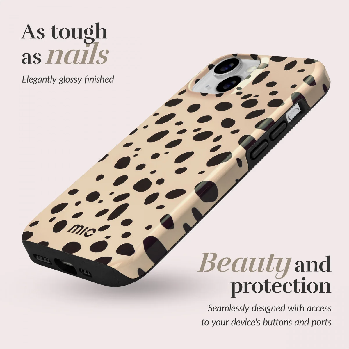MIO MagSafe Apple iPhone 15 / 14 / 13 Hoesje Back Cover Spots afbeelding 3