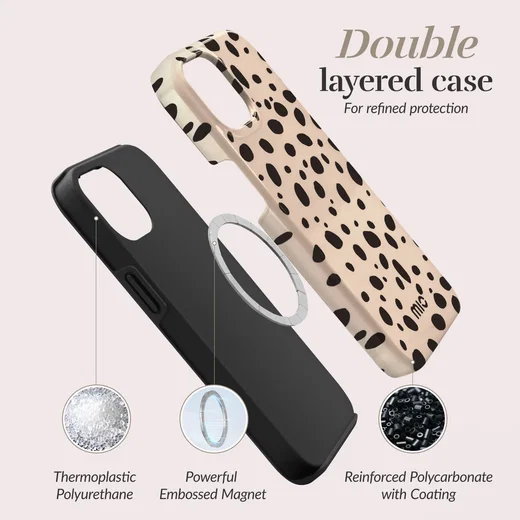 MIO MagSafe Apple iPhone 15 / 14 / 13 Hoesje Back Cover Spots afbeelding 4