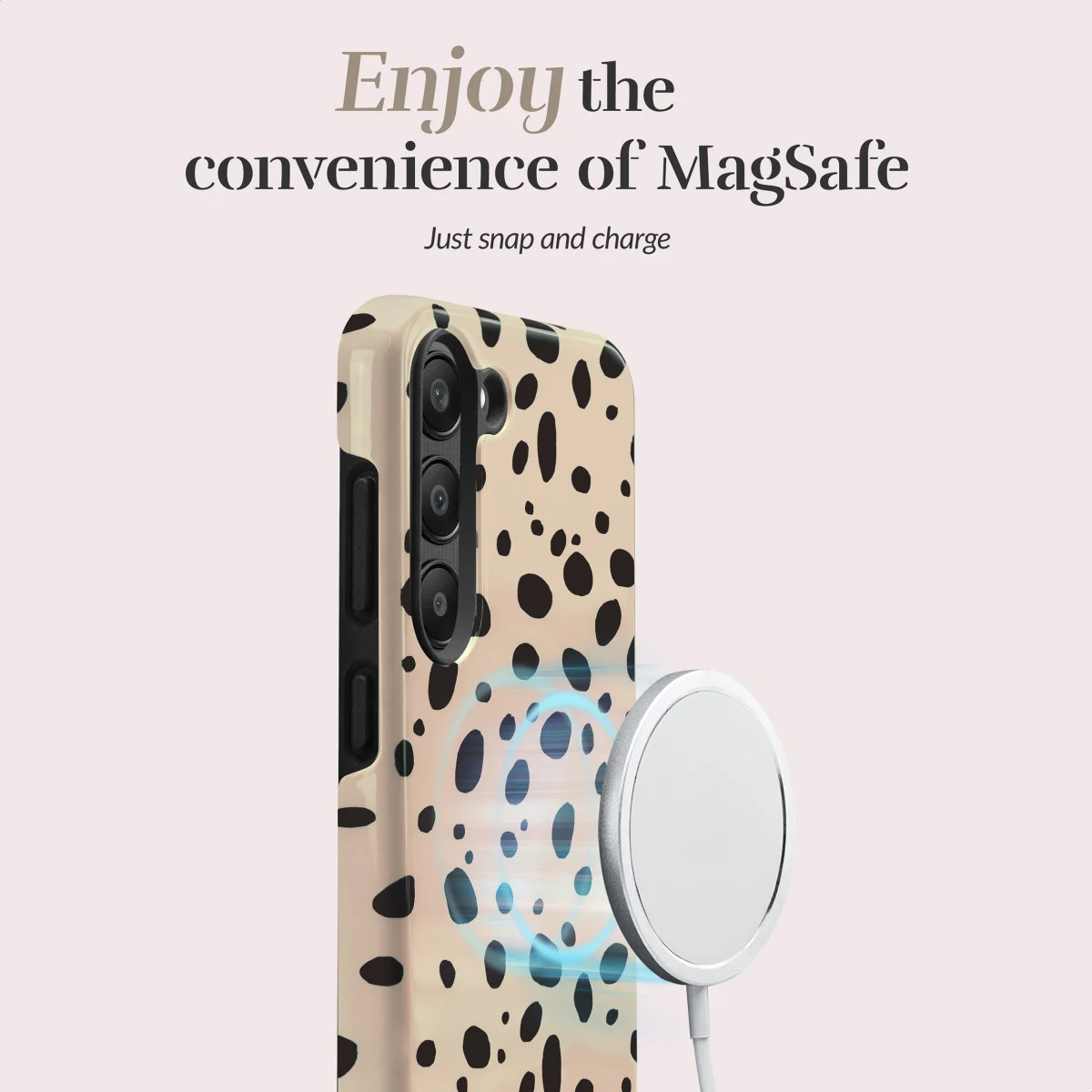 MIO MagSafe Samsung Galaxy S23 FE Hoesje Hard Shell Cover Spots afbeelding 6