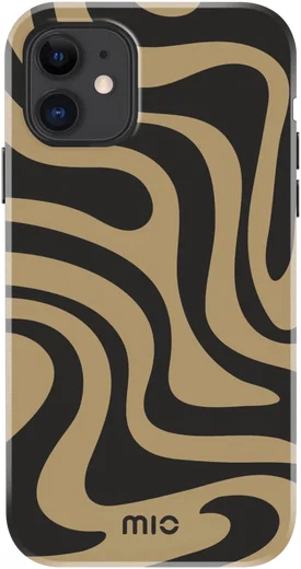 MIO MagSafe Apple iPhone 11 / XR Hoesje Hard Shell Cover Swirl afbeelding 1