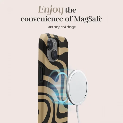 MIO MagSafe Apple iPhone 11 / XR Hoesje Hard Shell Cover Swirl afbeelding 6