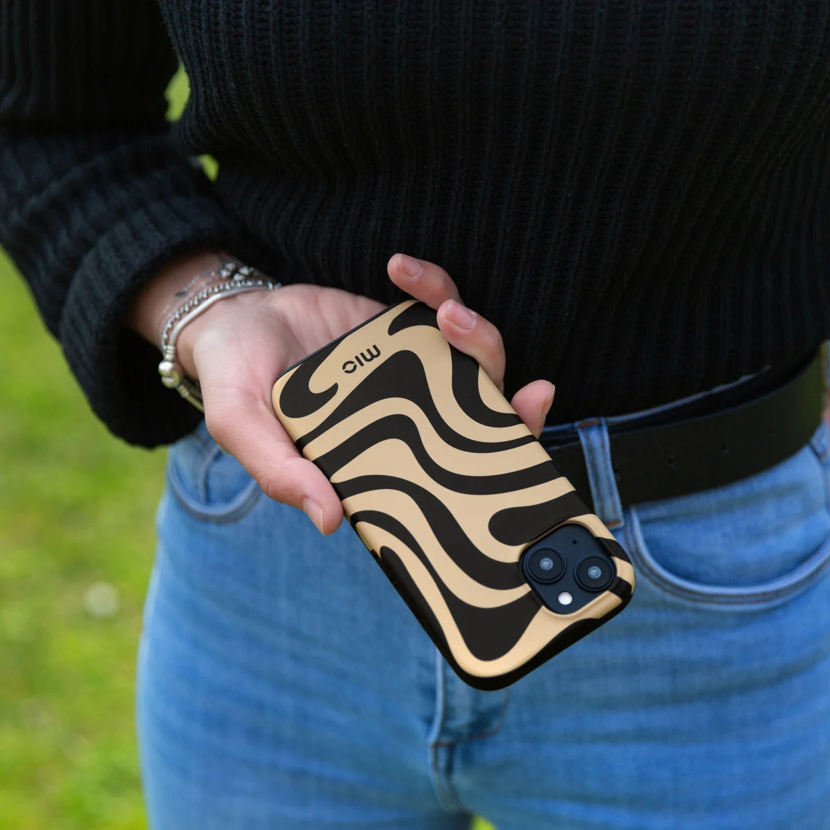 MIO MagSafe Apple iPhone 11 / XR Hoesje Hard Shell Cover Swirl afbeelding 8