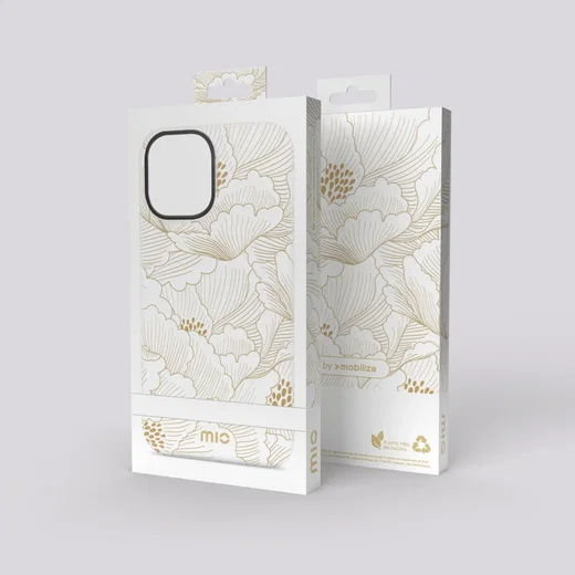 MIO MagSafe Apple iPhone 15 Pro Max Hoesje Hard Shell White Roses afbeelding 10