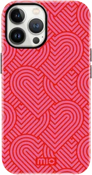 MIO MagSafe Apple iPhone 13 Pro Hoesje Hard Shell Cover Wild Hearts afbeelding