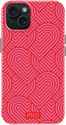 MIO MagSafe Apple iPhone 15 / 14 / 13 Hoesje Back Cover Wild Hearts afbeelding 1