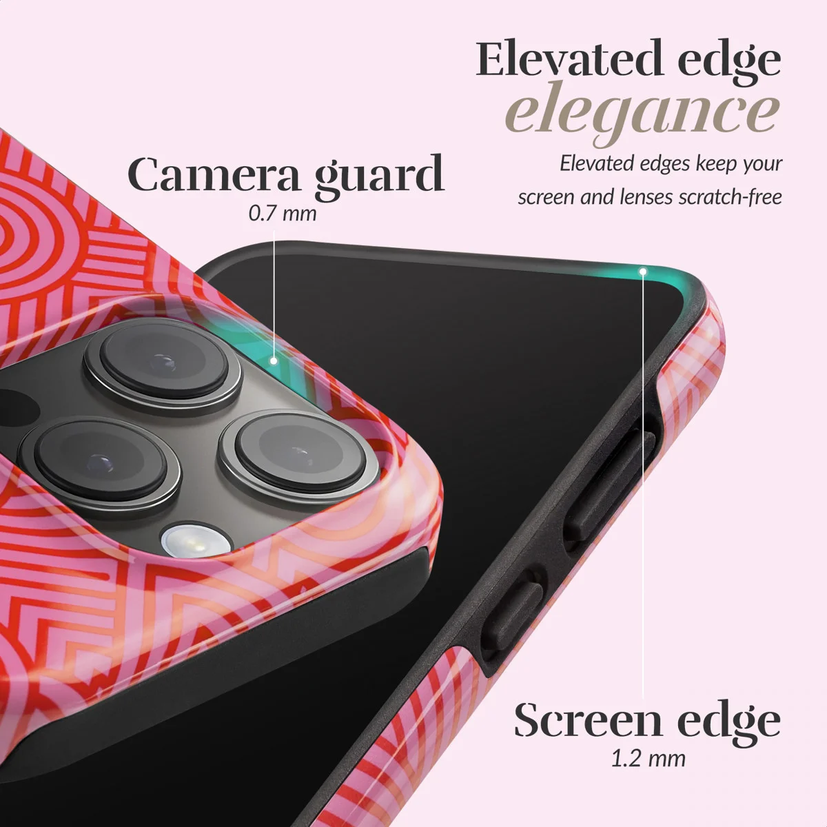 MIO MagSafe Apple iPhone 15 / 14 / 13 Hoesje Back Cover Wild Hearts afbeelding 5
