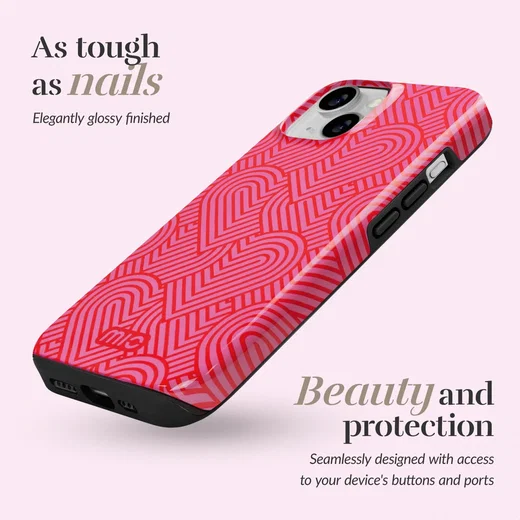 MIO MagSafe Apple iPhone 15 / 14 / 13 Hoesje Back Cover Wild Hearts afbeelding 3