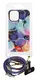 MIO Lanyard Universeel Nylon Telefoonkoord / Telefoonketting Flowers afbeelding 8