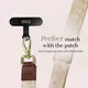 MIO Lanyard Universeel Nylon Telefoonkoord / Telefoonketting Gold Marble afbeelding 4