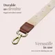 MIO Lanyard Universeel Nylon Telefoonkoord / Telefoonketting Gold Marble afbeelding 7