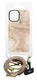 MIO Lanyard Universeel Nylon Telefoonkoord / Telefoonketting Gold Marble afbeelding 8