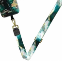 MIO Lanyard Universeel Nylon Telefoonkoord / Telefoonketting Green Marble