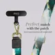 MIO Lanyard Universeel Nylon Telefoonkoord / Telefoonketting Green Marble afbeelding 4