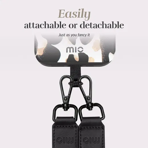 MIO Lanyard Universeel Nylon Telefoonkoord / Telefoonketting Leopard afbeelding 5