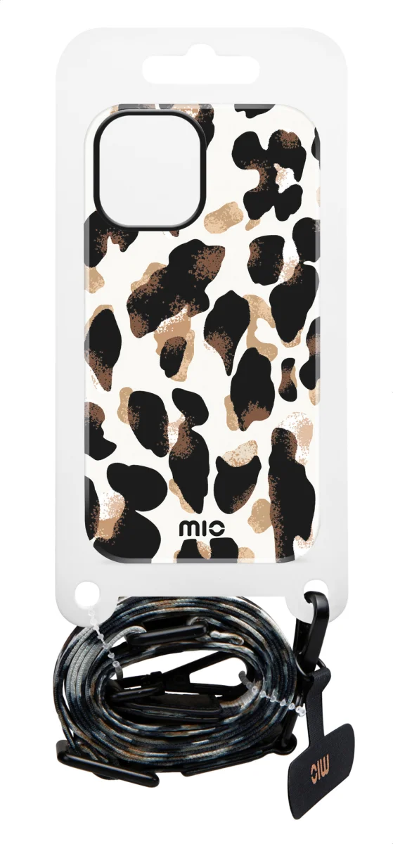 MIO Lanyard Universeel Nylon Telefoonkoord / Telefoonketting Leopard afbeelding 8