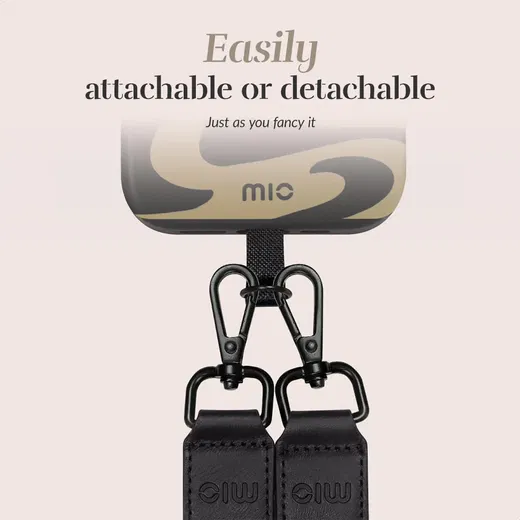 MIO Lanyard Universeel Nylon Telefoonkoord / Telefoonketting Swirl afbeelding 5