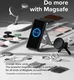 Ringke Fusion X Magnetic OnePlus 12 Hoesje MagSafe Back Cover Zwart afbeelding 3