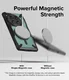 Ringke Fusion X Magnetic OnePlus 12 Hoesje MagSafe Back Cover Zwart afbeelding 6