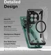 Ringke Fusion X Magnetic OnePlus 12 Hoesje MagSafe Back Cover Zwart afbeelding 7
