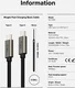 Ringke 3A Fast Charging Basic USB-C naar USB-C Kabel 60W 0.5M Zwart afbeelding 10