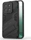 Xiaomi 14 Hoesje Shockproof Kickstand Back Cover Zwart