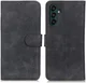 KHAZNEH Samsung Galaxy A55 Hoesje Retro Wallet Book Case Zwart afbeelding 2