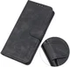 KHAZNEH Samsung Galaxy A55 Hoesje Retro Wallet Book Case Zwart afbeelding 4
