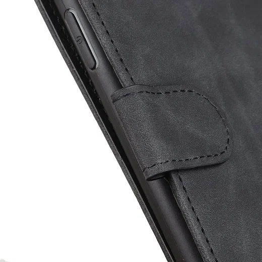 KHAZNEH Samsung Galaxy A55 Hoesje Retro Wallet Book Case Zwart afbeelding 6