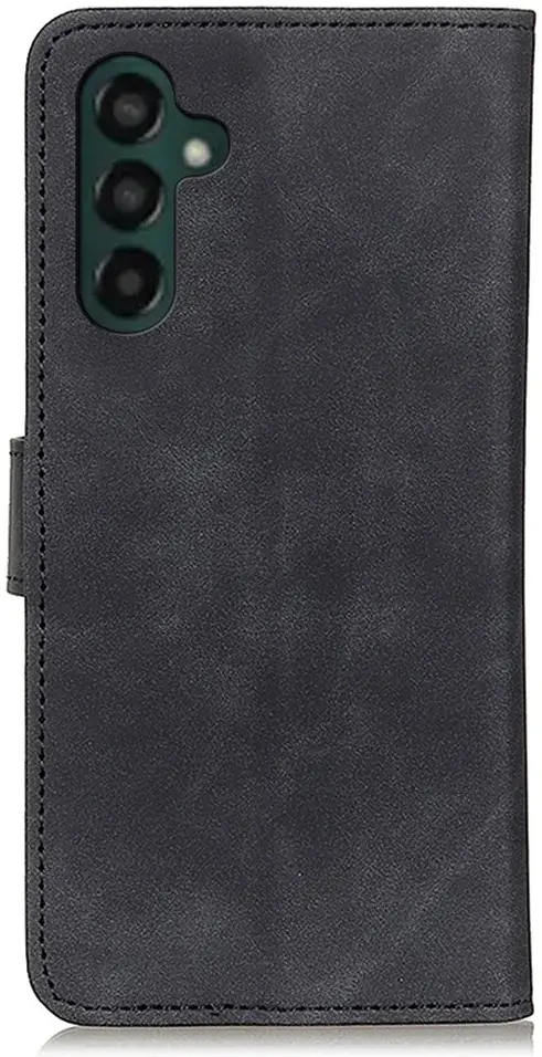 KHAZNEH Samsung Galaxy A55 Hoesje Retro Wallet Book Case Zwart afbeelding 8