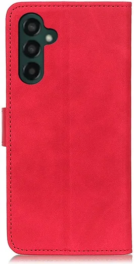 KHAZNEH Samsung Galaxy A55 Hoesje Retro Wallet Book Case Rood afbeelding 8