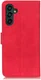 KHAZNEH Samsung Galaxy A55 Hoesje Retro Wallet Book Case Rood afbeelding 8
