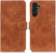 KHAZNEH Samsung Galaxy A55 Hoesje Retro Wallet Book Case Bruin afbeelding 2