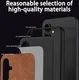 Samsung Galaxy A55 Hoesje met Kunstleer Coating Back Cover Zwart afbeelding 5