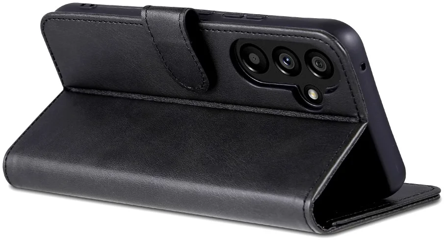 AZNS Samsung Galaxy A55 Hoesje Wallet Book Case Kunstleer Zwart afbeelding 4
