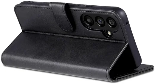 AZNS Samsung Galaxy A55 Hoesje Wallet Book Case Kunstleer Zwart afbeelding 4