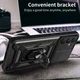 Samsung Galaxy A55 Hoesje met Camera Slider en Kickstand Ring Zwart afbeelding 5