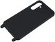 Samsung Galaxy A55 Hoesje Flexibel TPU met Koord Back Cover Zwart afbeelding 5