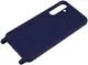 Samsung Galaxy A55 Hoesje Flexibel TPU met Koord Back Cover Blauw afbeelding 5
