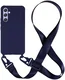 Samsung Galaxy A55 Hoesje TPU Back Cover + Telefoon Koord Blauw afbeelding 1