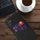Samsung Galaxy A55 Hoesje met Kaarthouder Back Cover Zwart afbeelding 2