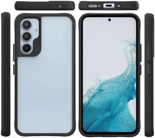 Samsung Galaxy A55 Hoesje Armor Back Cover Zwart afbeelding 10