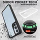 Samsung Galaxy A55 Hoesje Armor Back Cover Zwart afbeelding 3