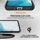Samsung Galaxy A55 Hoesje Armor Back Cover Zwart afbeelding 5