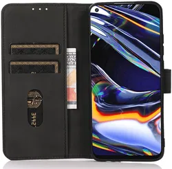 KHAZNEH Motorola Moto G04 / G24 Hoesje Retro Wallet Book Case Zwart afbeelding