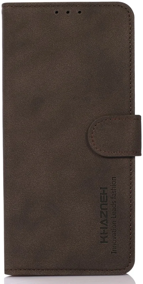KHAZNEH Motorola Moto G04 / G24 Hoesje Retro Wallet Book Case Bruin afbeelding 6