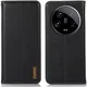 KHAZNEH Xiaomi 14 Ultra Hoesje RFID Book Case Leer Zwart afbeelding 1