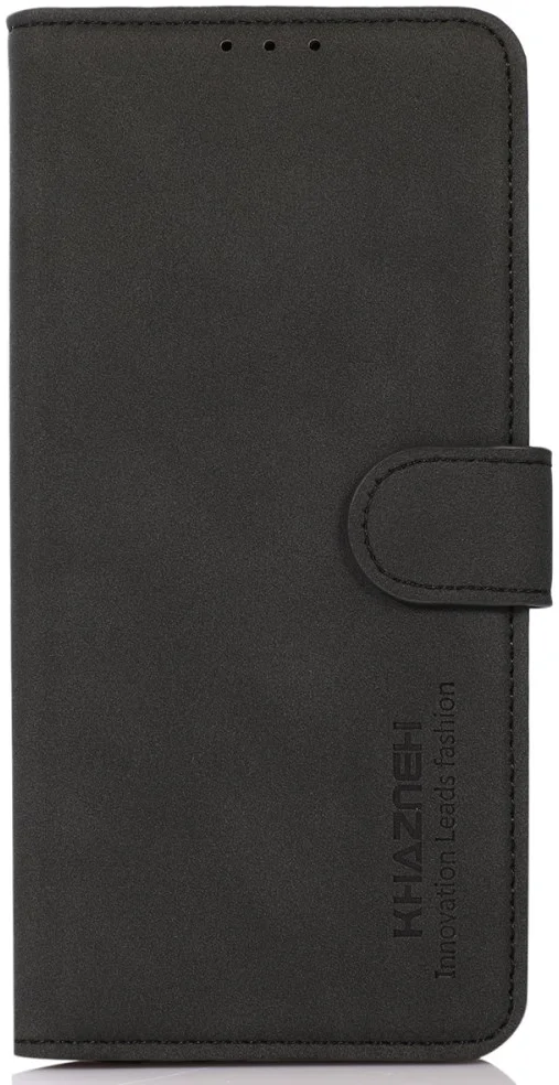 KHAZNEH Motorola Moto G24 Power Hoesje Retro Wallet Book Case Zwart afbeelding 6